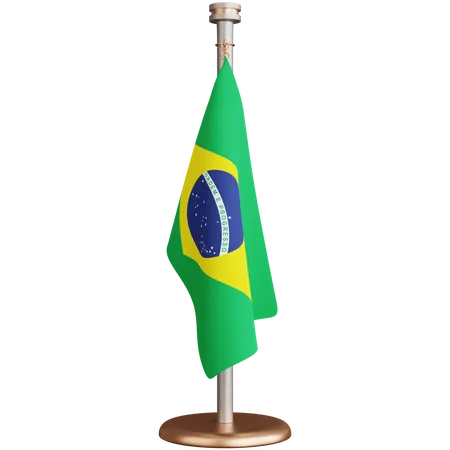Brasilien Flagge  3D Icon