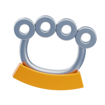 Brass Knuckles  3D Icon