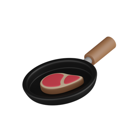 Rindfleisch braten  3D Icon