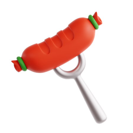 Bratwurst  3D Icon