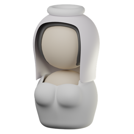 Braut  3D Icon