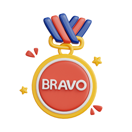 Bravo  3D Sticker