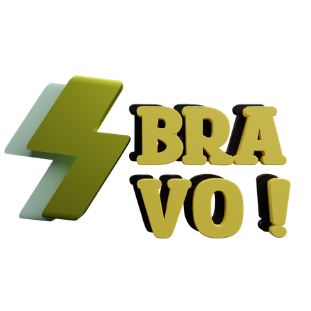 Bravo  3D Icon