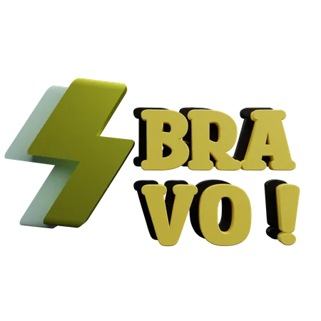 Bravo  3D Icon
