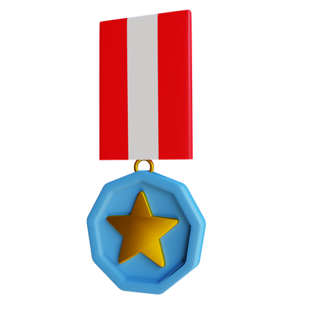 Médaille de bravoure  3D Icon