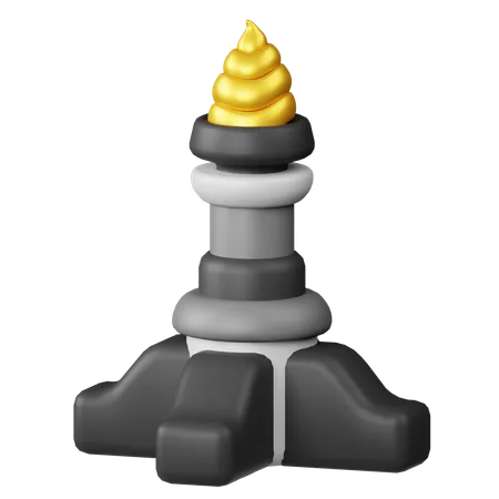 Monumento de bravura  3D Icon