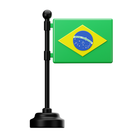 Brazil Flag  3D Icon