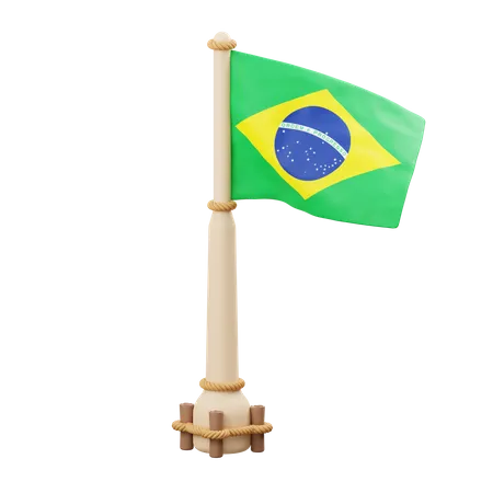 Brazil Flag  3D Icon