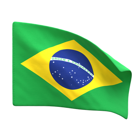 Brazil Flag  3D Icon