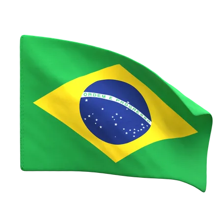 Brazil Flag  3D Icon