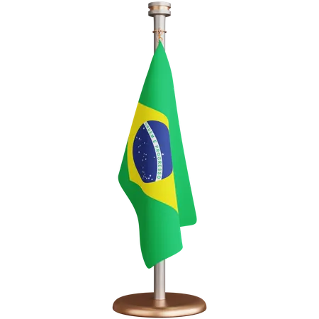 Brazil Flag  3D Icon