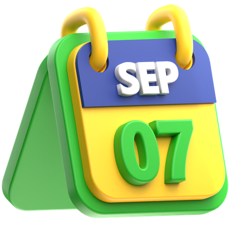 Brazil Independence Day  3D Icon