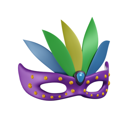 Brazil mask  3D Icon