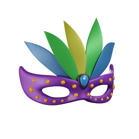 Brazil mask  3D Illustration