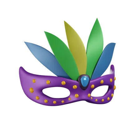 Brazil mask  3D Illustration