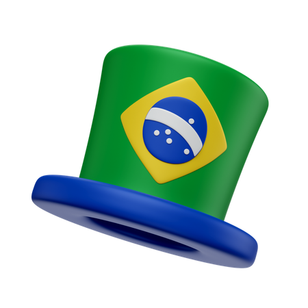 Brazilian Hat  3D Icon