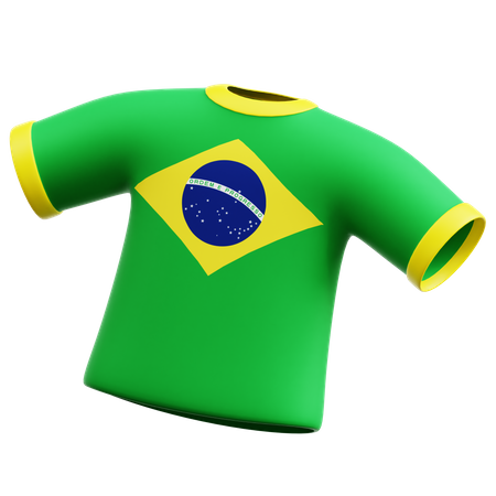 Brazilian Shirt  3D Icon