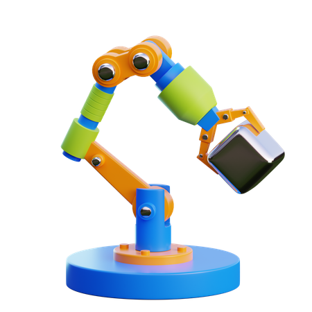 Brazo robotico  3D Icon