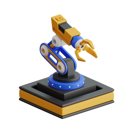 Brazo robotico  3D Icon