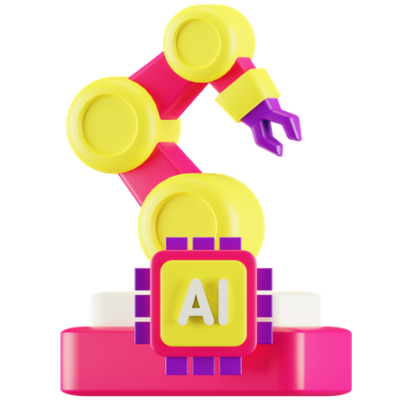 Brazo robotico  3D Icon