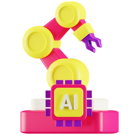 Brazo robotico  3D Icon