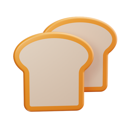 パン  3D Icon