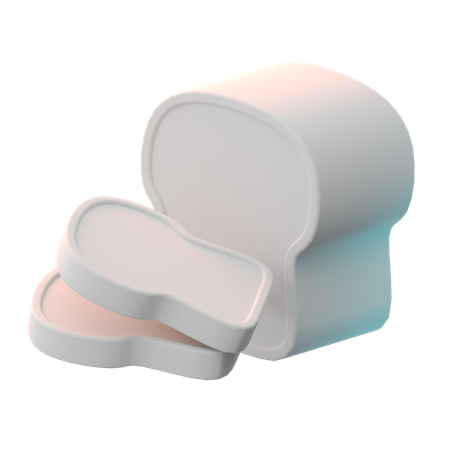 パン  3D Icon