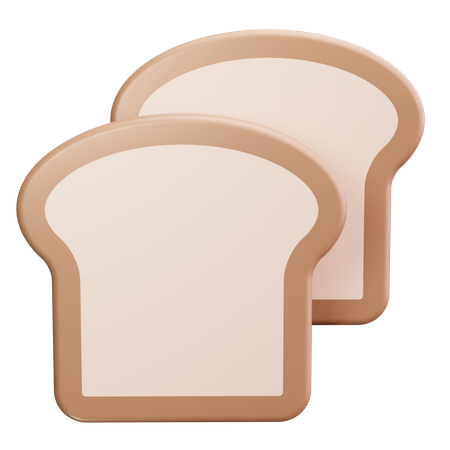 パン  3D Icon