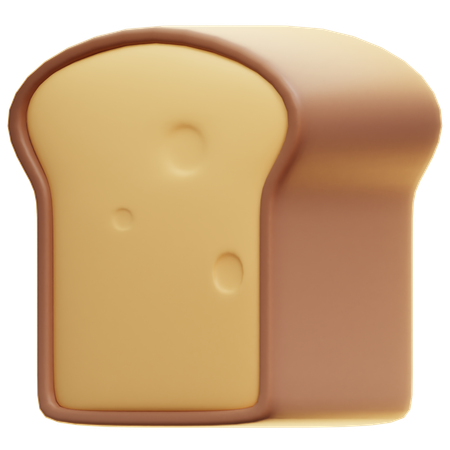 Bread  3D Icon