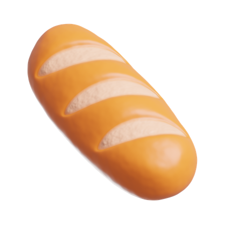 Bread  3D Icon