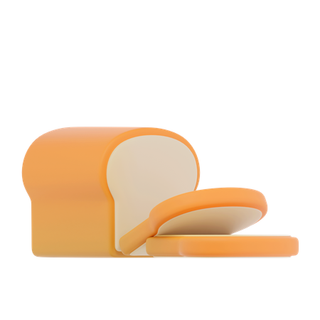 Bread  3D Icon