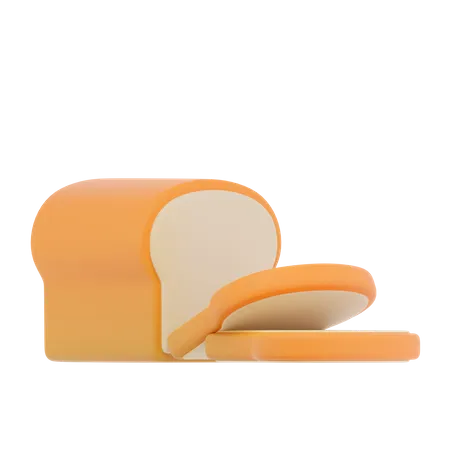 Bread  3D Icon