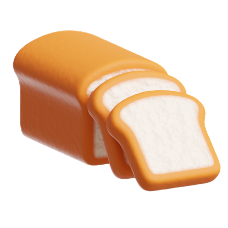 Bread  3D Icon
