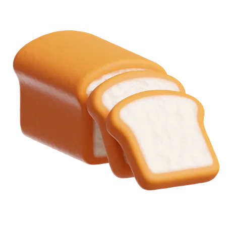Bread  3D Icon