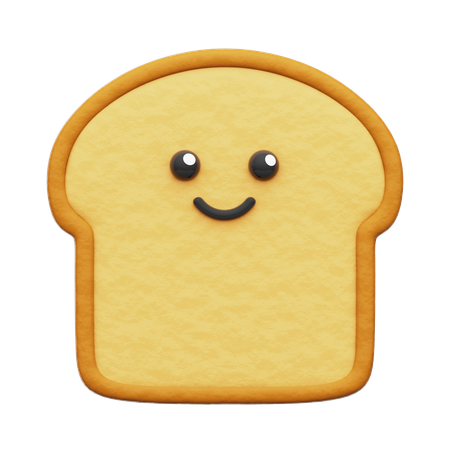 Bread  3D Icon