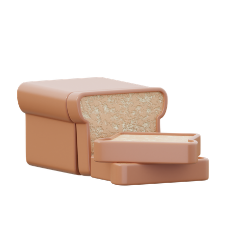 Bread  3D Icon