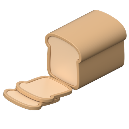 Bread  3D Icon