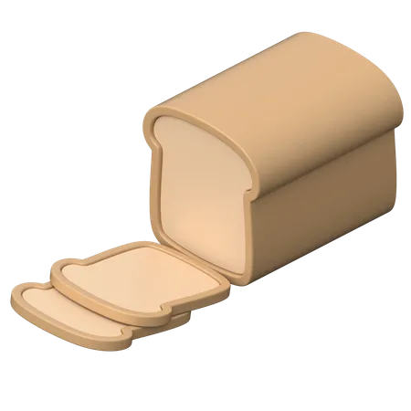 Bread  3D Icon