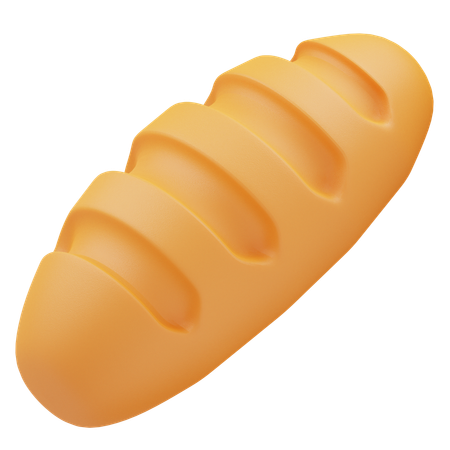 Bread  3D Icon