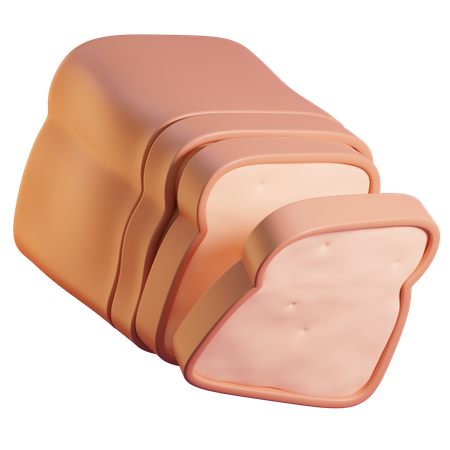 Bread  3D Icon