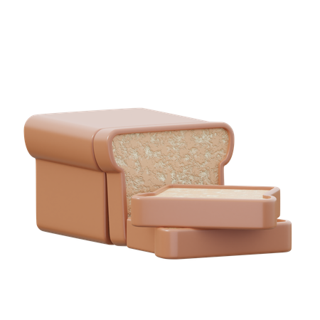 Bread  3D Icon