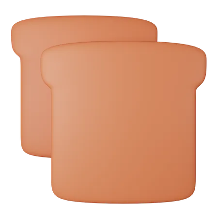 Bread  3D Icon