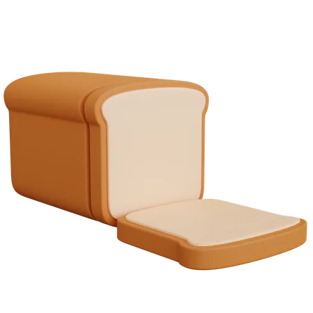 Bread  3D Icon