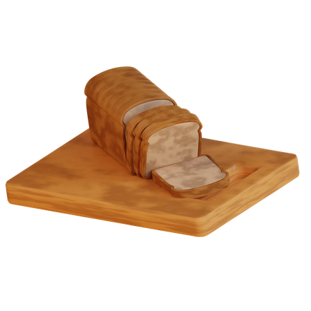 Bread  3D Icon