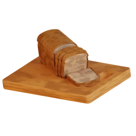 Bread  3D Icon