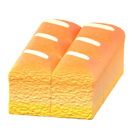 Bread  3D Icon