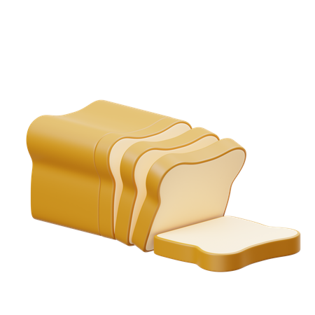 Bread  3D Icon