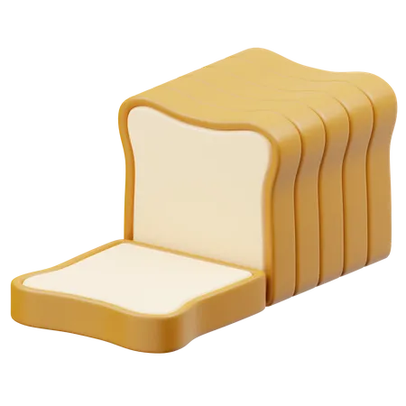 Bread  3D Icon