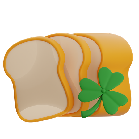 Bread  3D Icon