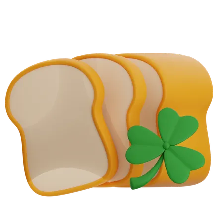 Bread  3D Icon